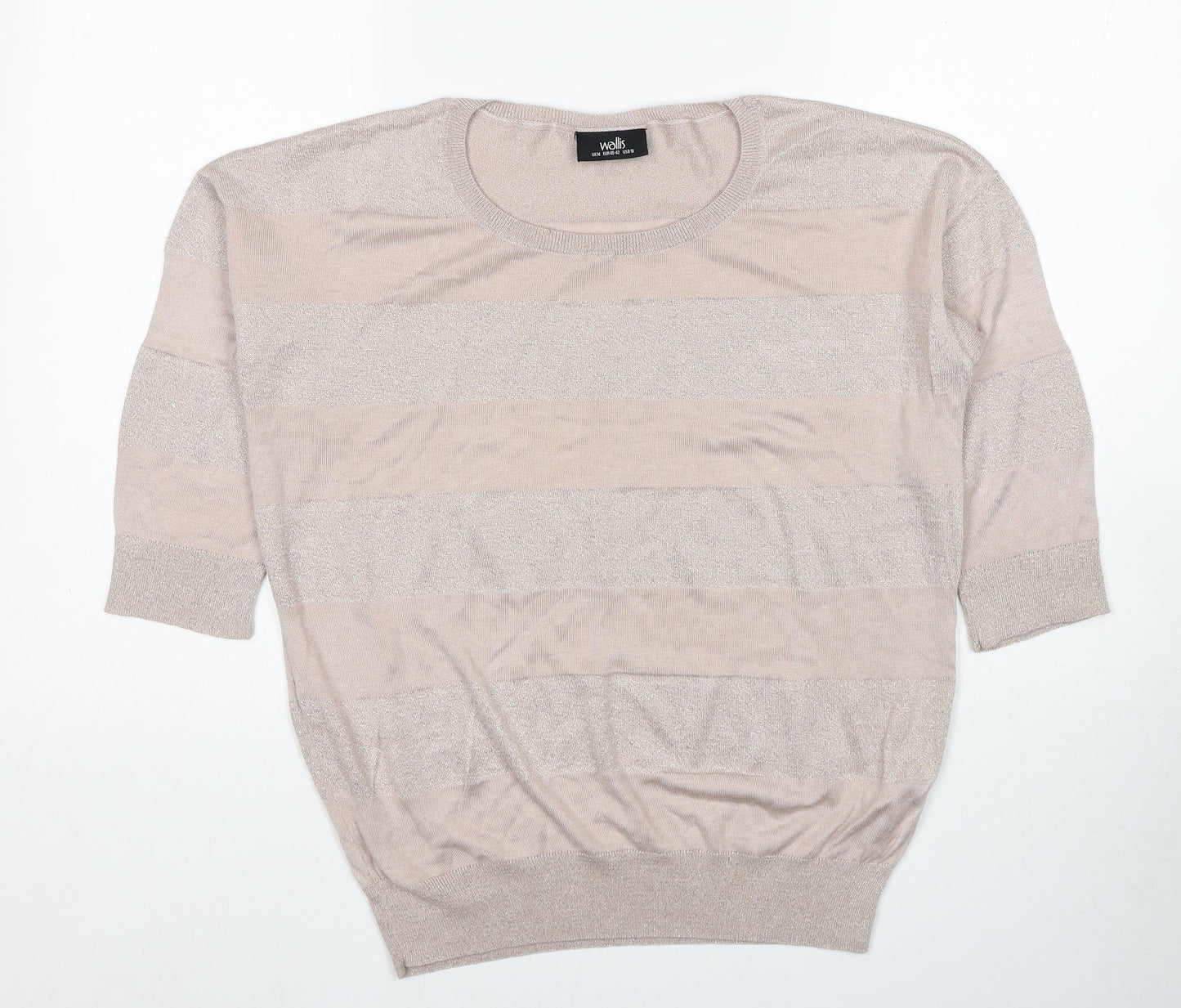 Womens UK Size M Wallis Beige Pullover Jumper