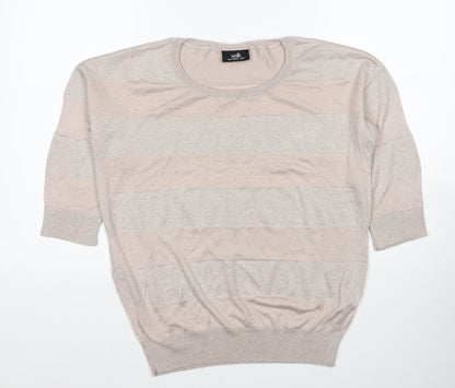 Womens UK Size M Wallis Beige Pullover Jumper