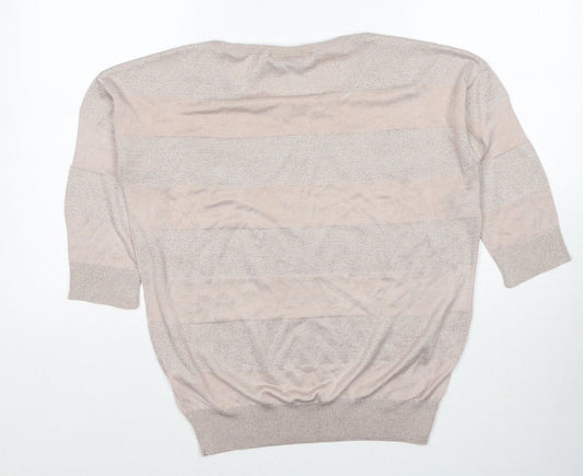 Womens UK Size M Wallis Beige Pullover Jumper