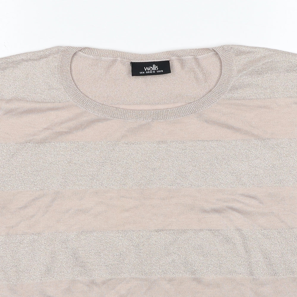 Womens UK Size M Wallis Beige Pullover Jumper