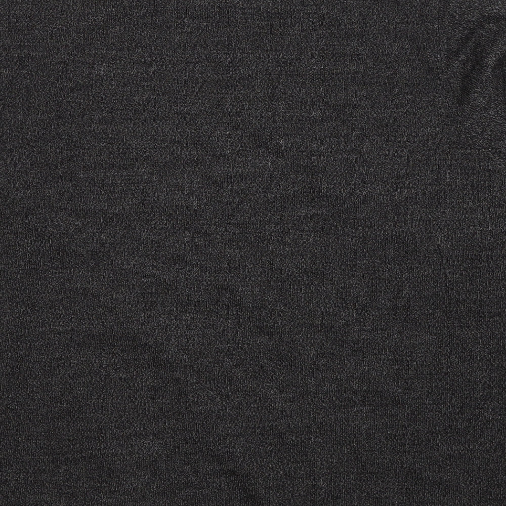 ASOS Mens Grey Round Neck Acrylic Pullover Jumper Size M Long Sleeve