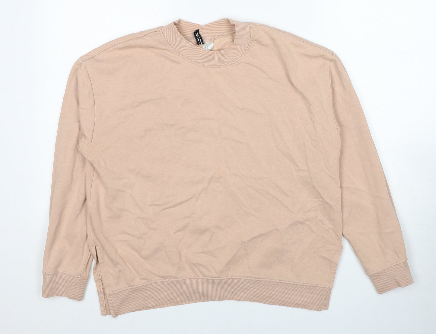 Womens UK Size L Divided by H&M Beige Pullover Sweatshirt