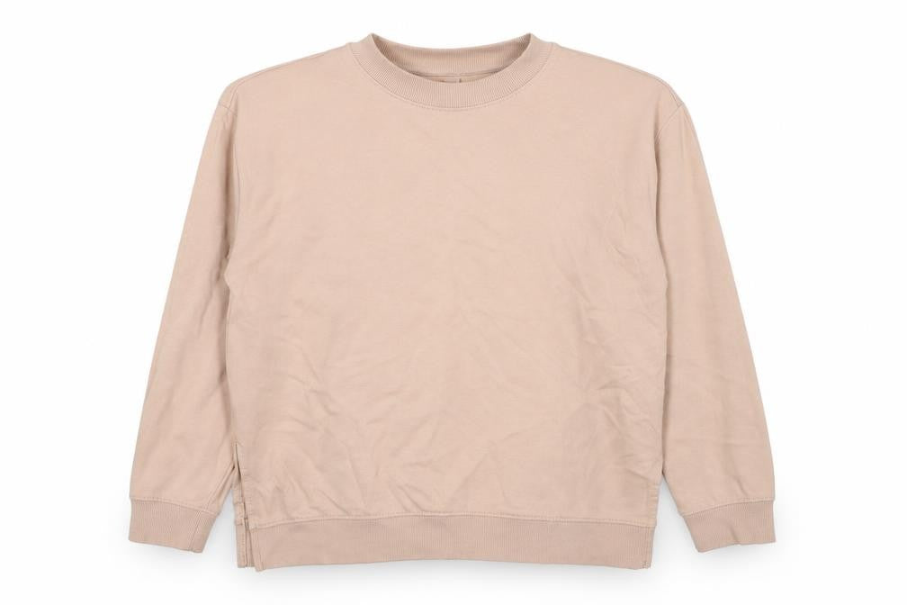 Womens UK Size L Divided by H&M Beige Pullover Sweatshirt