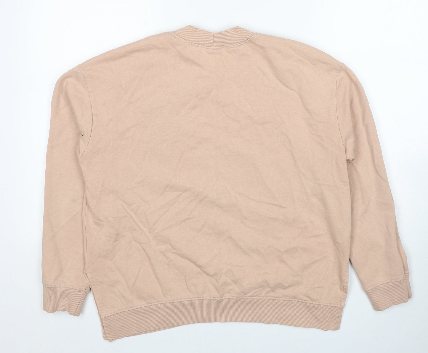 Womens UK Size L Divided by H&M Beige Pullover Sweatshirt