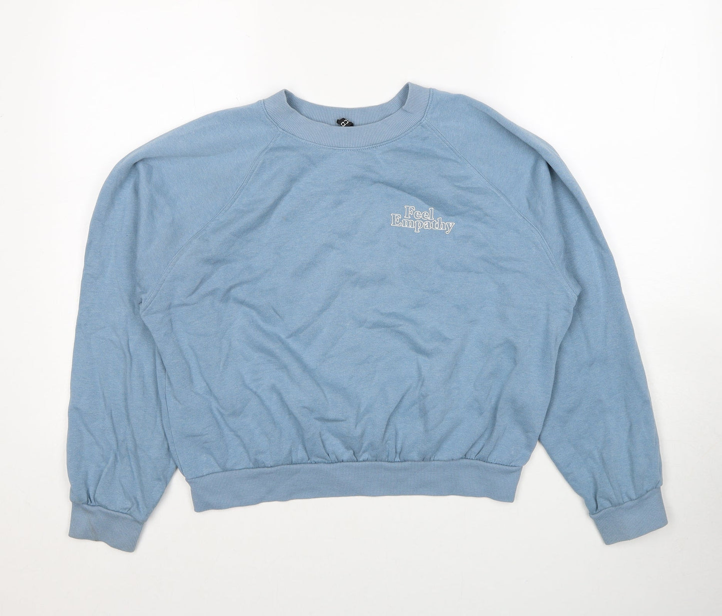 Womens UK Size M Divided by H&M Blue Pullover Sweatshirt