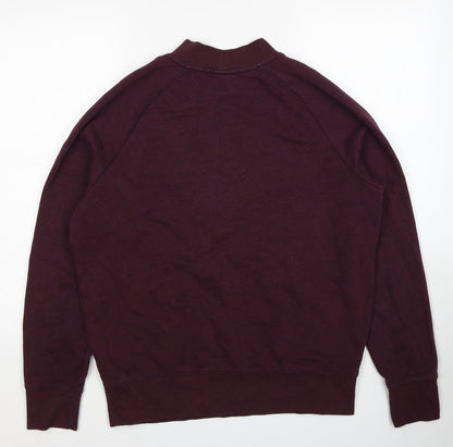 Topman Mens Red Cotton Pullover Sweatshirt Size M