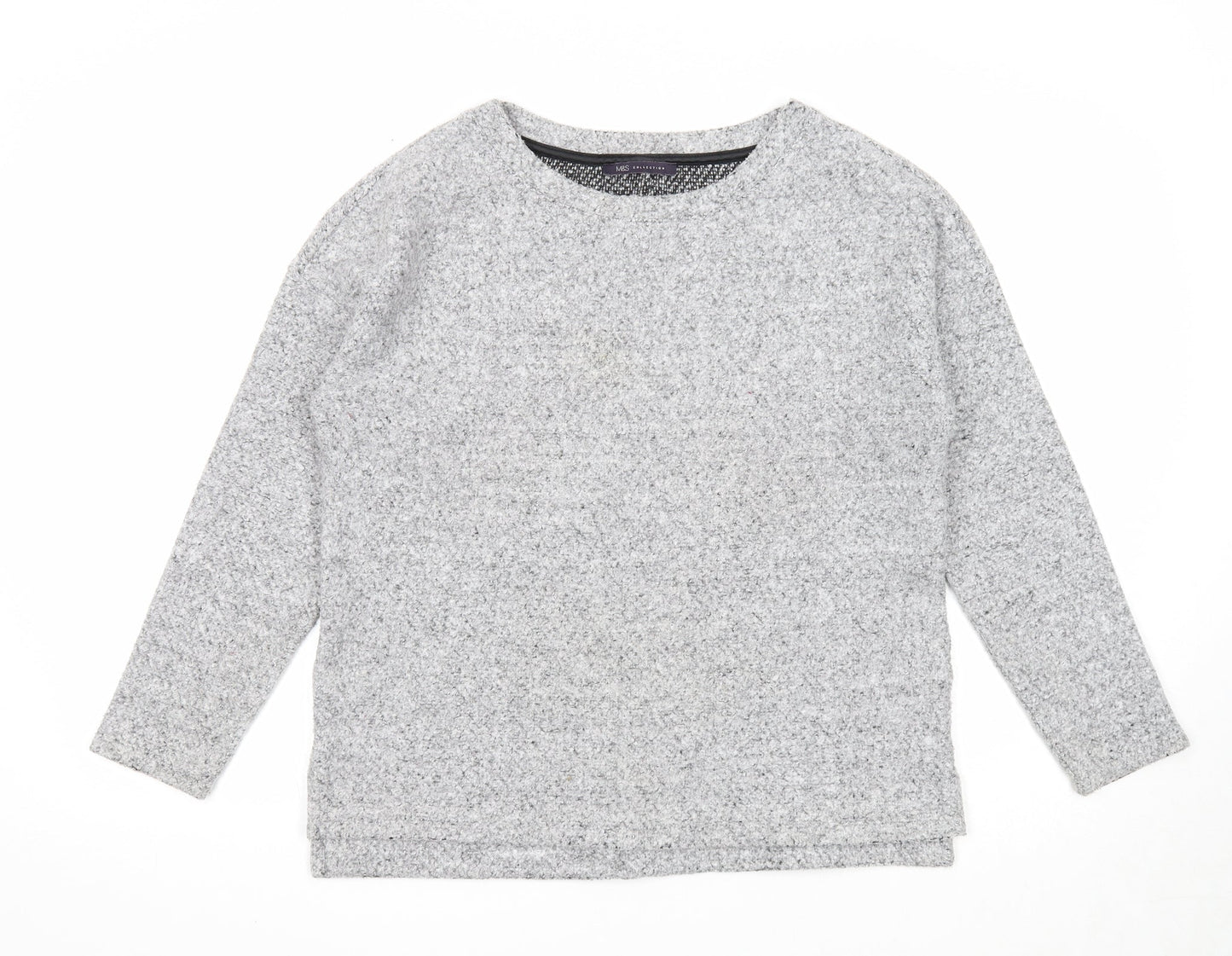 Womens UK Size 14 Marks and Spencer Grey Pullover Jumper