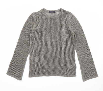 Womens UK Size S Marks and Spencer Grey Pullover Jumper