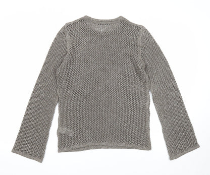 Womens UK Size S Marks and Spencer Grey Pullover Jumper