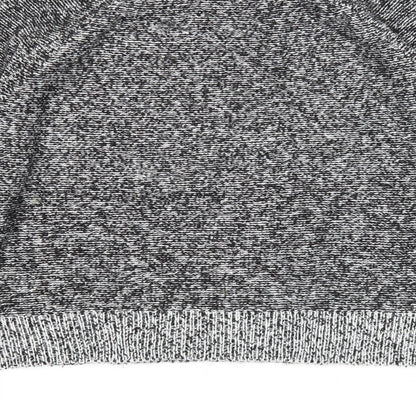 If It Were Me Mens Grey Round Neck Acrylic Pullover Jumper Size L Long Sleeve