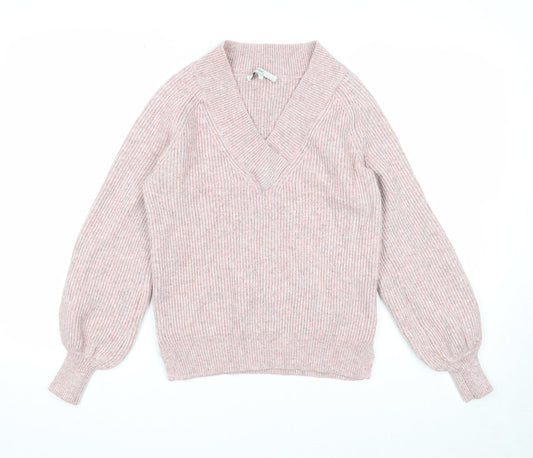 Womens UK Size XS NEXT Pink Pullover Jumper