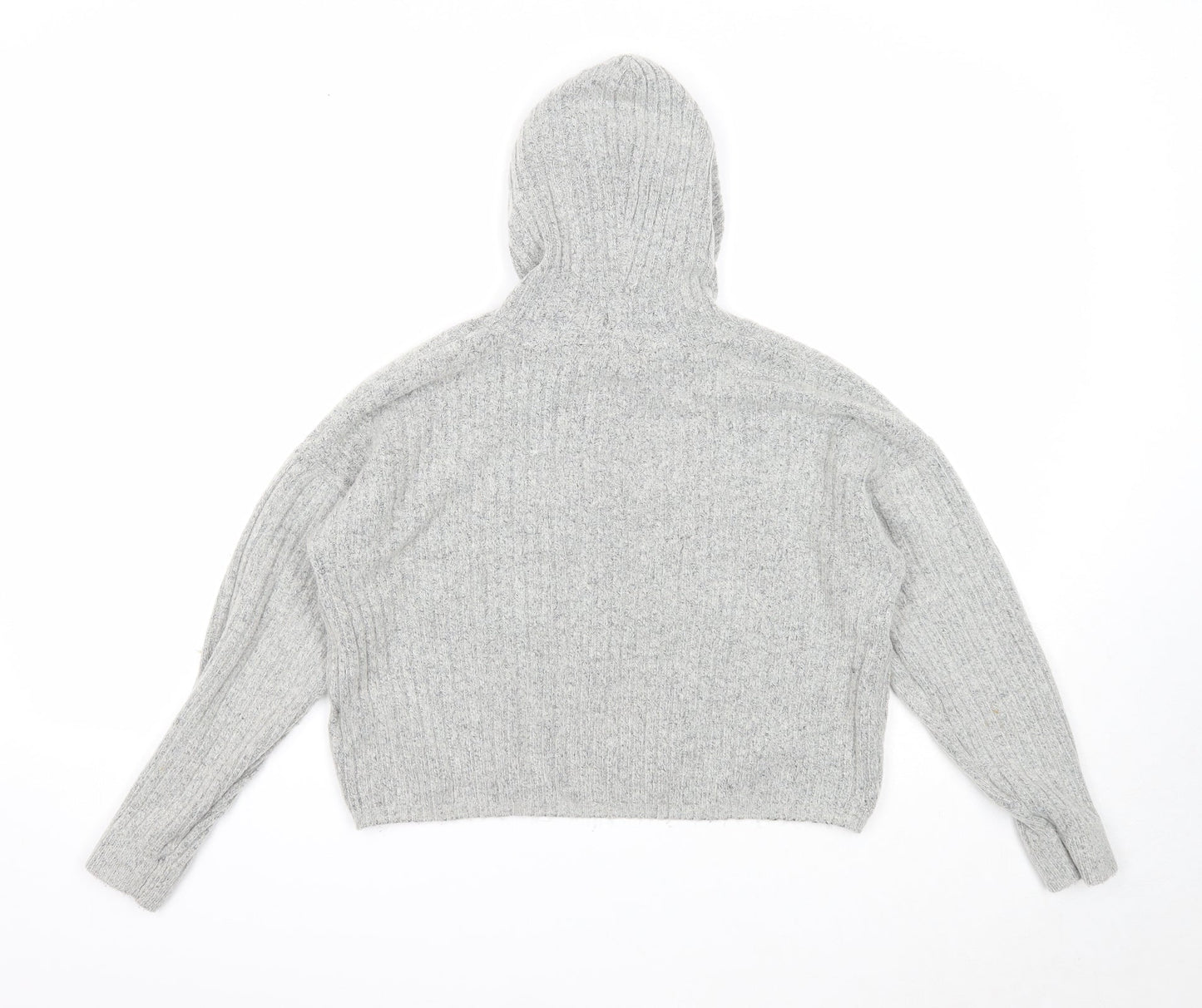 Womens UK Size S Brave Soul Grey Pullover Jumper