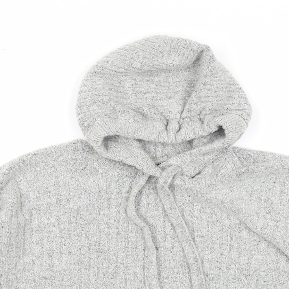 Womens UK Size S Brave Soul Grey Pullover Jumper