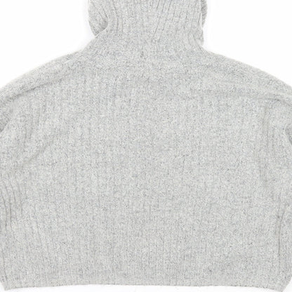 Womens UK Size S Brave Soul Grey Pullover Jumper
