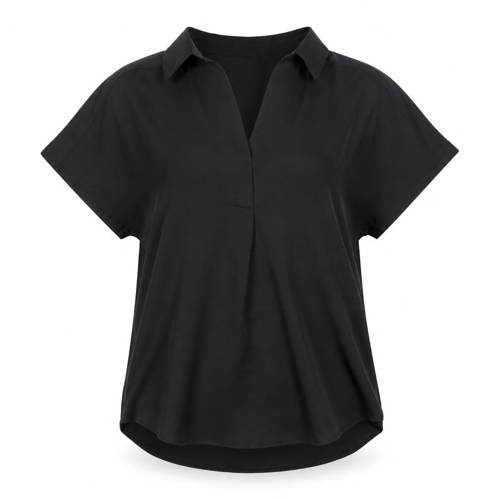 Womens UK Size 6 Marks and Spencer Black Tunic Blouse
