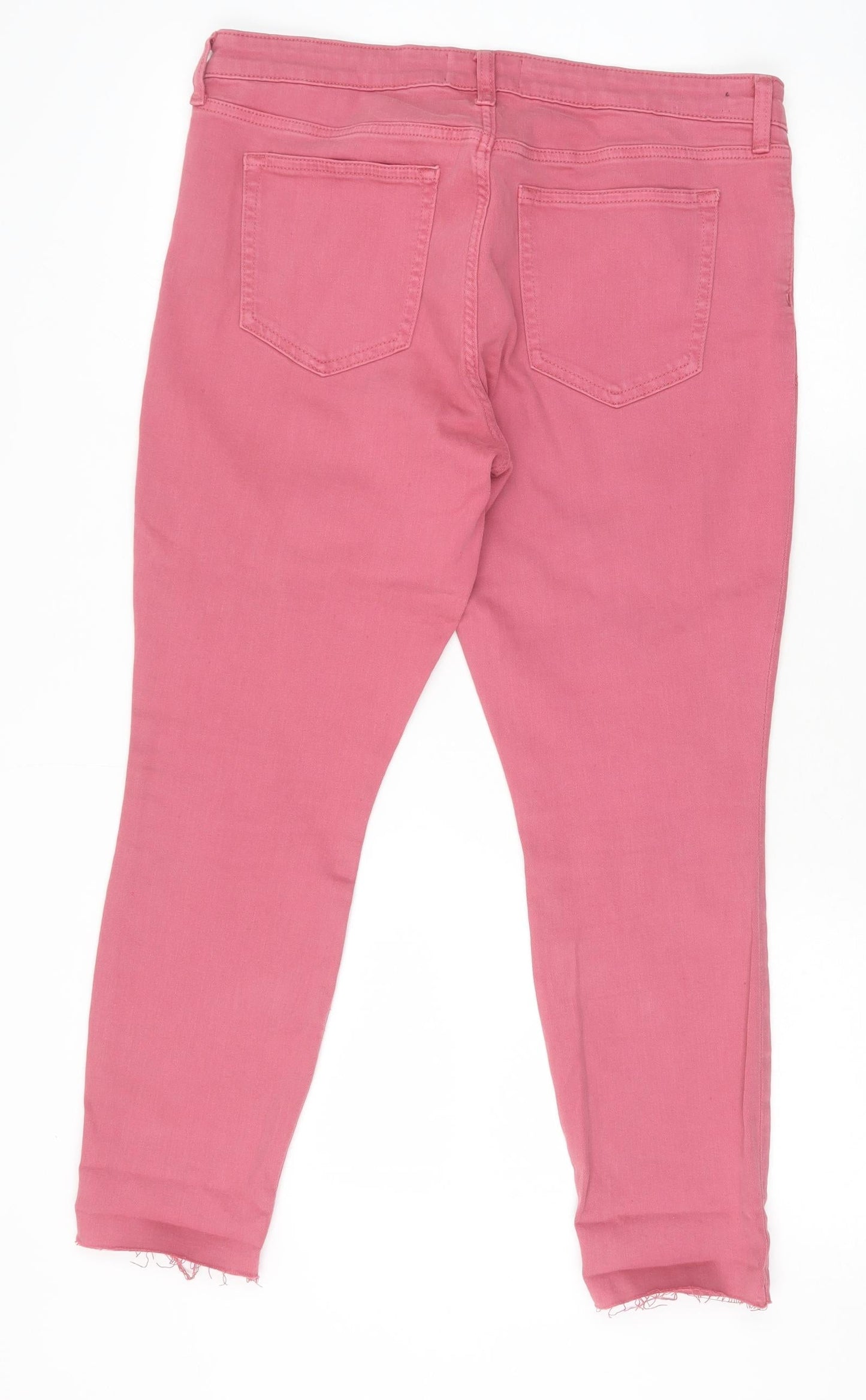 Womens UK Size 31 in Gap Regular Fit Skinny Pink Jeans