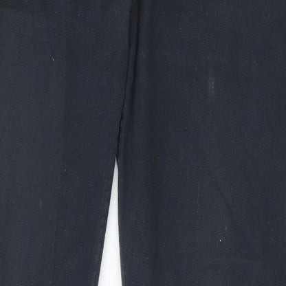 Primark Womens Black Cotton Skinny Jeans Size 32 in Slim Zip