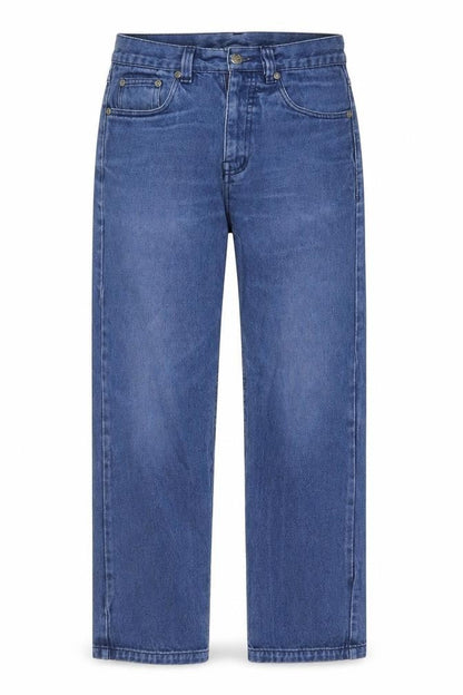 Mens UK Size 30 in Preworn Regular Fit Straight Blue Jeans