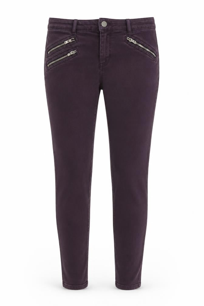 Womens UK Size 8 Gap Regular Fit Skinny Purple Jeans