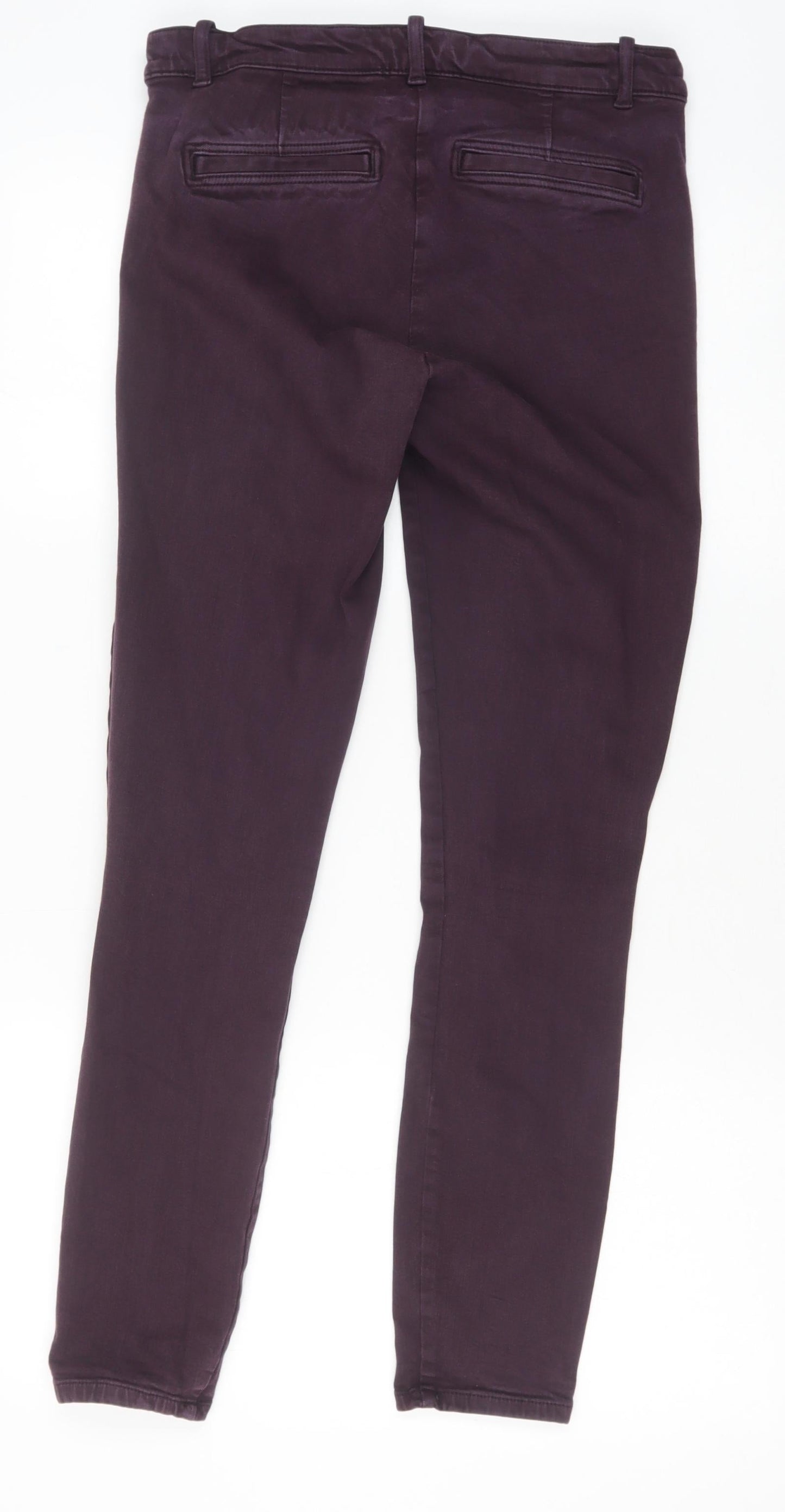 Womens UK Size 8 Gap Regular Fit Skinny Purple Jeans