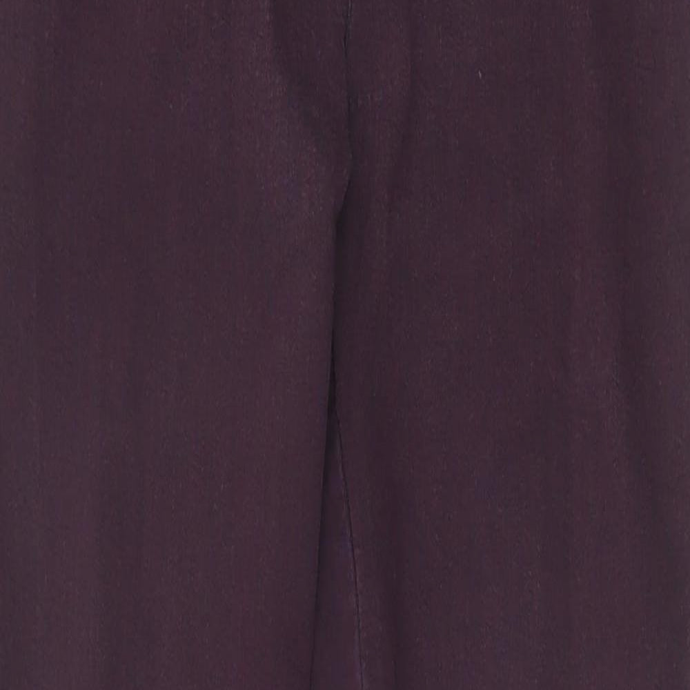 Womens UK Size 8 Gap Regular Fit Skinny Purple Jeans
