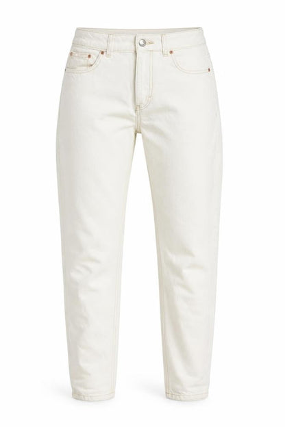 Topshop Womens White Cotton Skinny Jeans Size 26 in Regular Zip