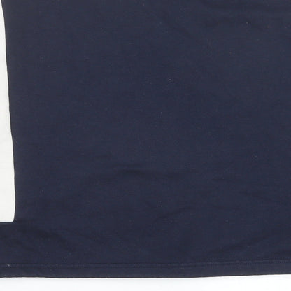 Primark Womens Blue Colourblock Polyester Pullover Sweatshirt Size S Pullover - Friends How You Doin?