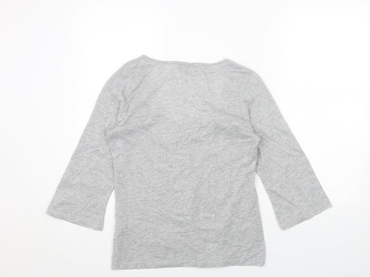 Womens UK Size 12 Per Una Grey Pullover Jumper