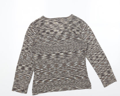 Womens UK Size 12 Principles Brown Pullover Jumper
