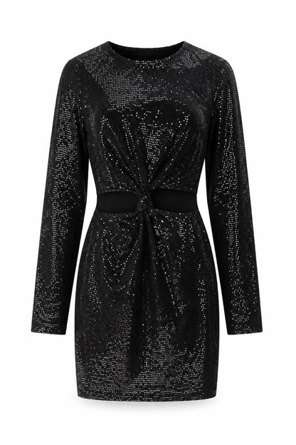 H&M Womens Black Polyester Bodycon Size XS Boat Neck Pullover