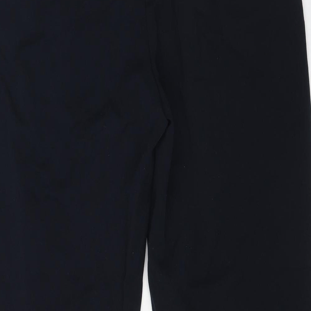 Womens UK Size 14 Marks and Spencer Regular Fit Dress Pants Blue Trousers