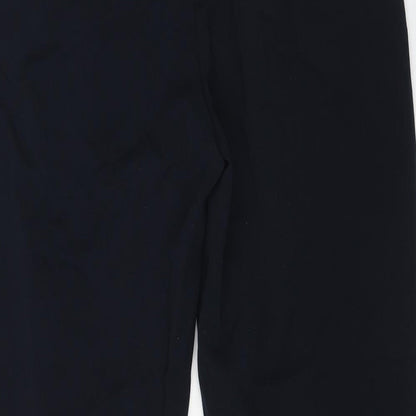 Womens UK Size 14 Marks and Spencer Regular Fit Dress Pants Blue Trousers