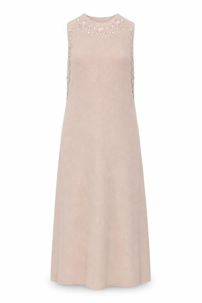 ASOS Womens Pink Viscose Jumper Dress Size 6 Mock Neck Pullover - Ribbed