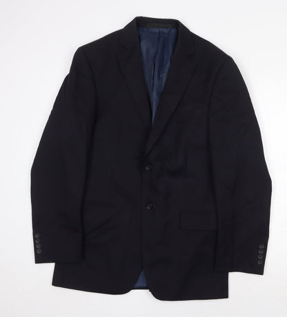 Mens UK Size 40 Marks and Spencer Regular Blue Suit Jacket