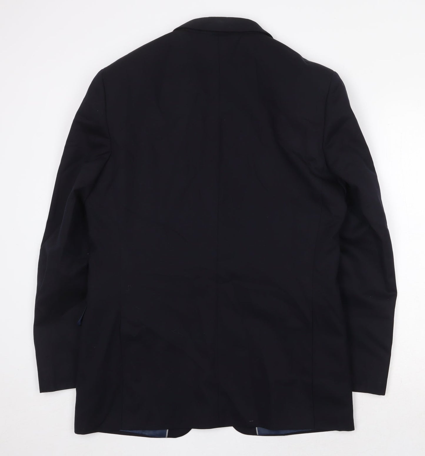 Mens UK Size 40 Marks and Spencer Regular Blue Suit Jacket