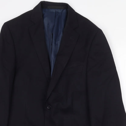 Mens UK Size 40 Marks and Spencer Regular Blue Suit Jacket