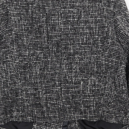 EWM Womens Grey Geometric Jacket Size 16 Button