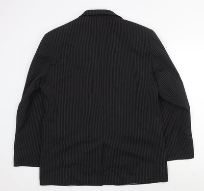 Mens UK Size 40 Preworn Regular Black Suit Jacket
