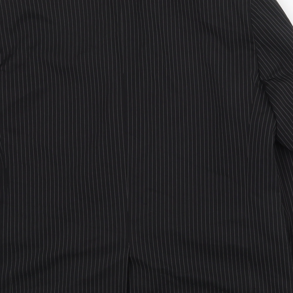 Mens UK Size 40 Preworn Regular Black Suit Jacket