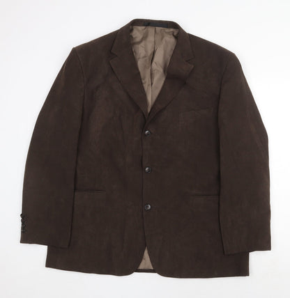 Mens UK Size 44 Marks and Spencer Regular Brown Suit Jacket