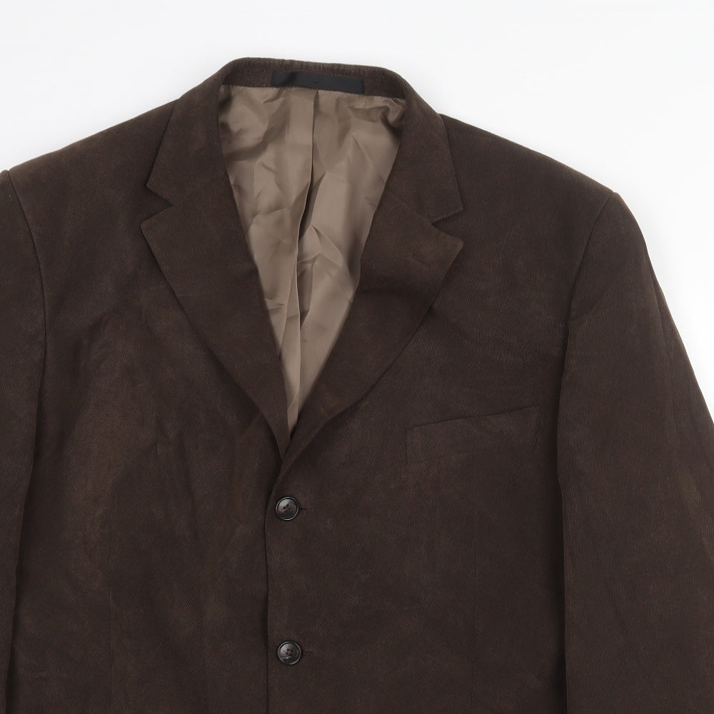 Mens UK Size 44 Marks and Spencer Regular Brown Suit Jacket