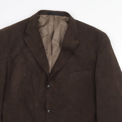 Mens UK Size 44 Marks and Spencer Regular Brown Suit Jacket