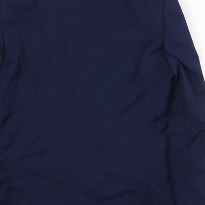 Mens UK Size 38 River Island Regular Blue Suit Jacket