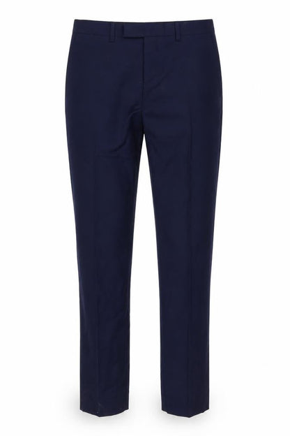 Mens UK Size 32 in River Island Regular Fit Dress Pants Blue Trousers