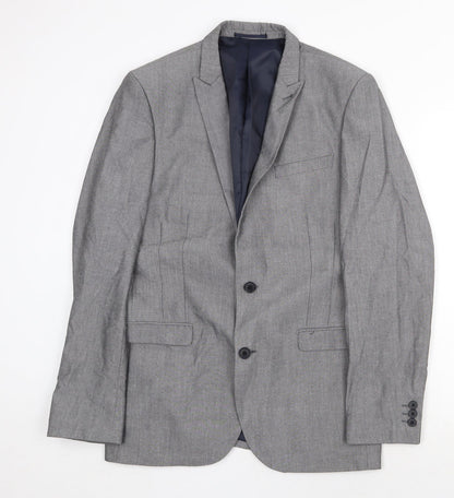 Mens UK Size 40 NEXT Regular Grey Suit Jacket