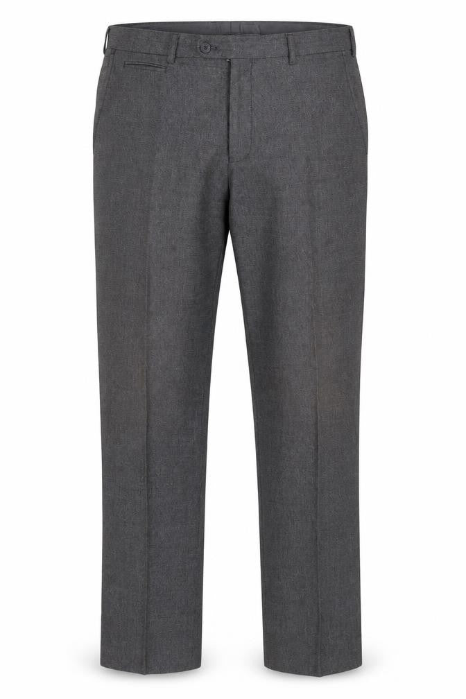 Mens UK Size 34 in Skopes Regular Fit Dress Pants Grey Trousers