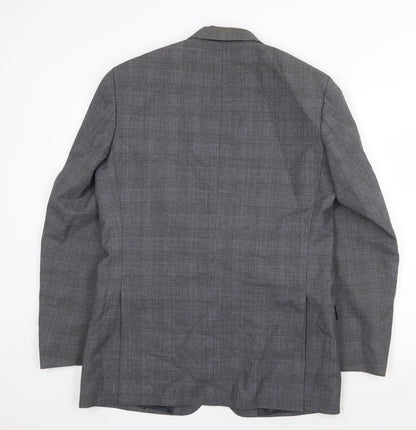 Mens UK Size 38 Canda Regular Grey Suit Jacket