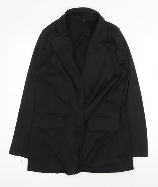 Womens UK Size S Preworn Black Jacket