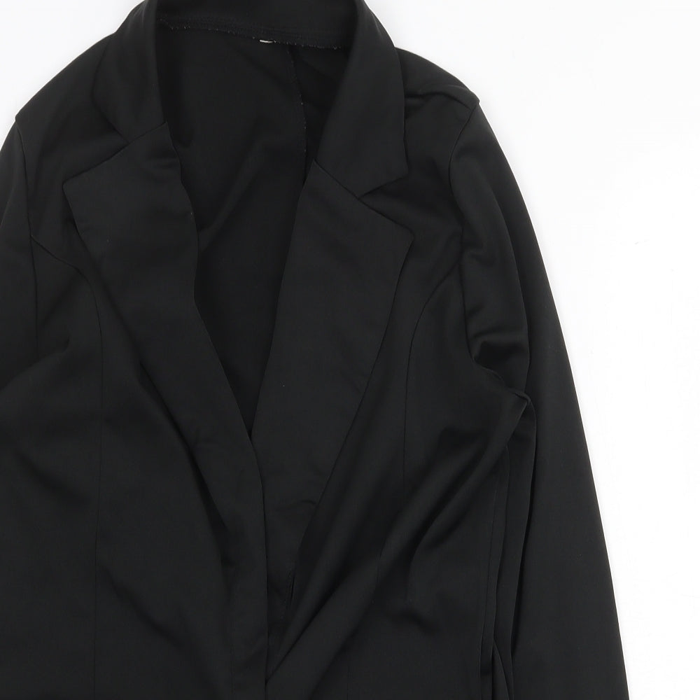 Womens UK Size S Preworn Black Jacket