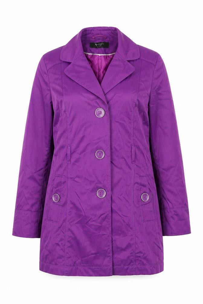 Womens UK Size 12 BHS Purple Overcoat